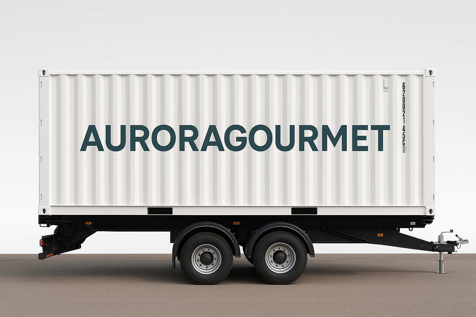 6 m Container auf Trailer